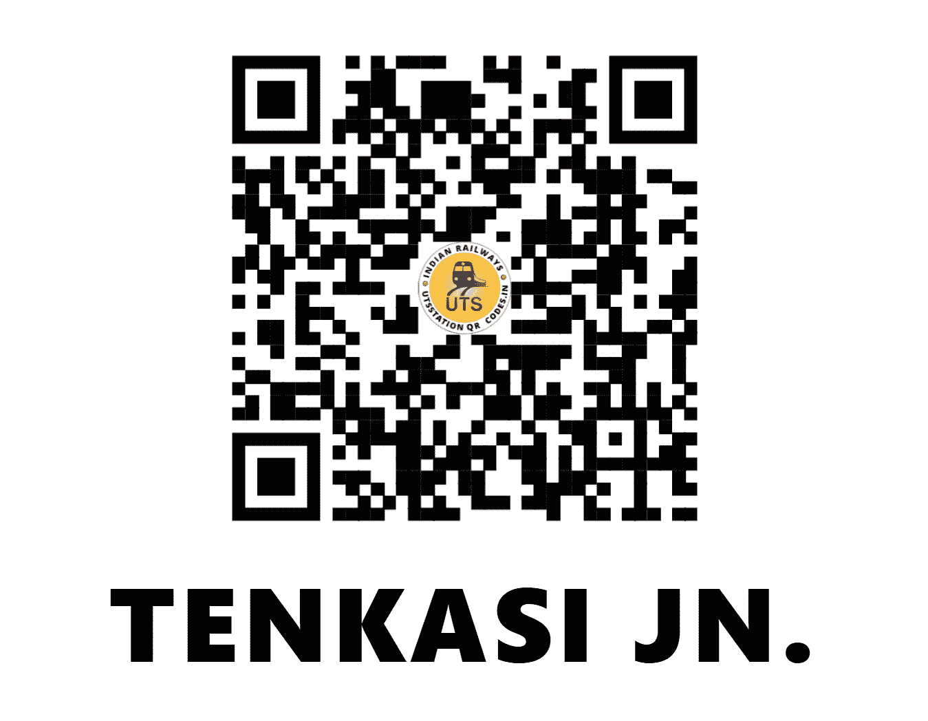 UTS QR Code for TENKASI JN. - TSI - SR (TAMIL NADU)